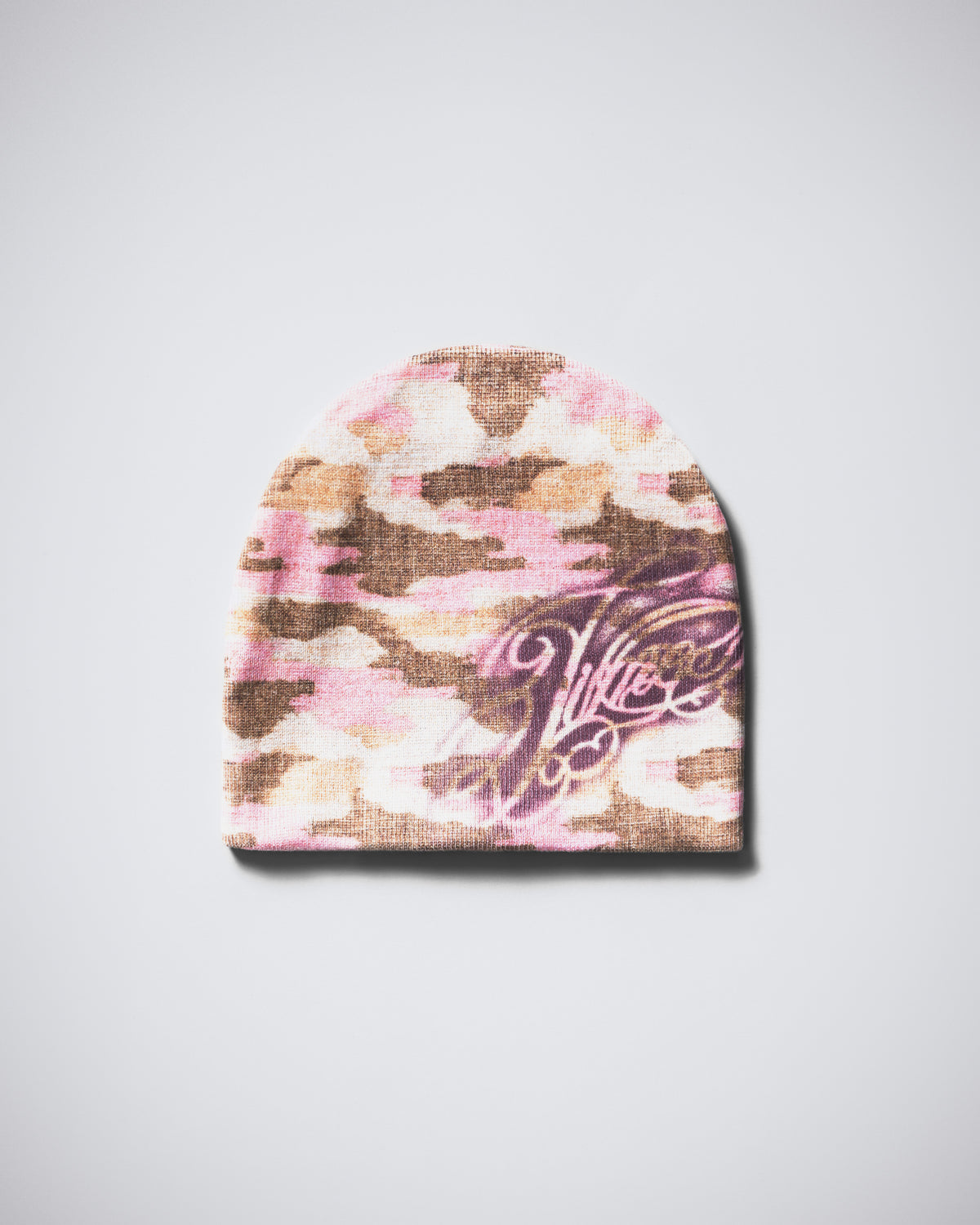 FOREST CAMO SCRIPT REVERSIBLE BEANIE