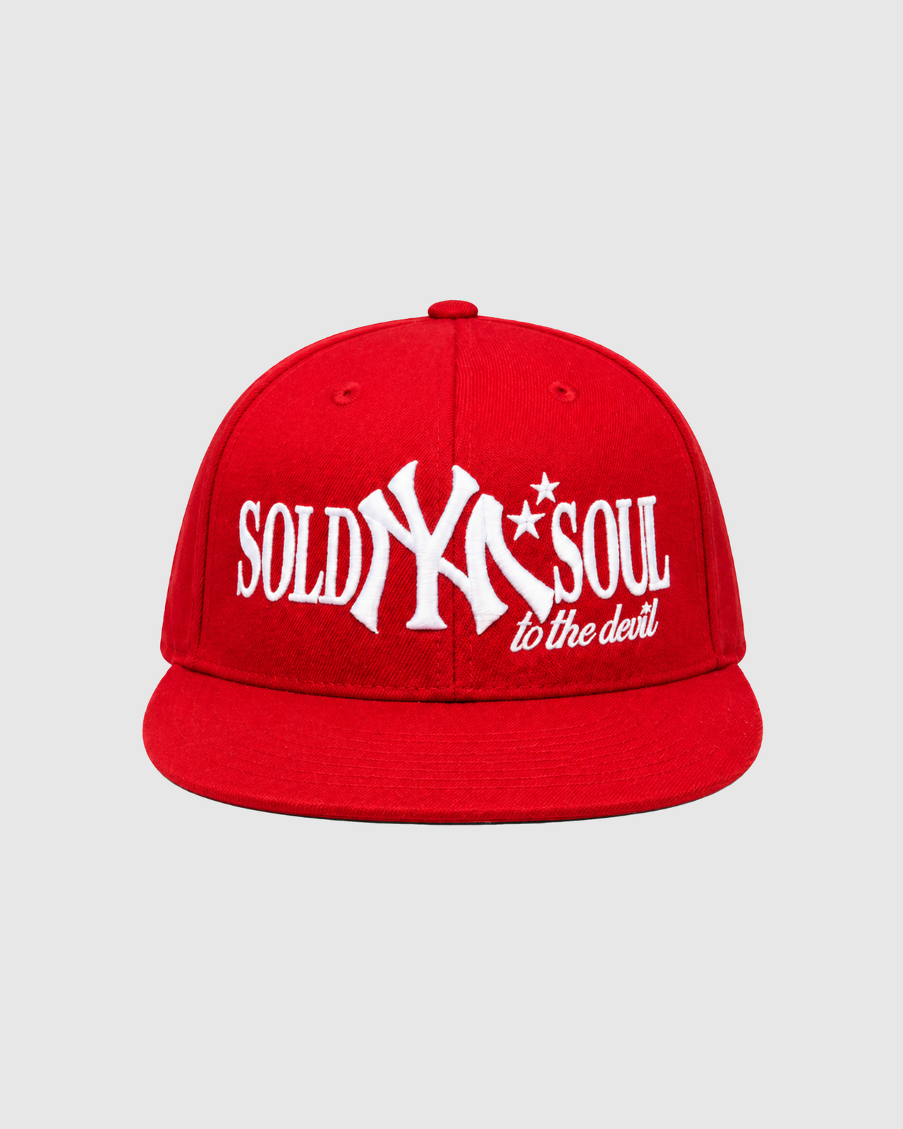 SOLD MY SOUL FITTED CAP HELLRED