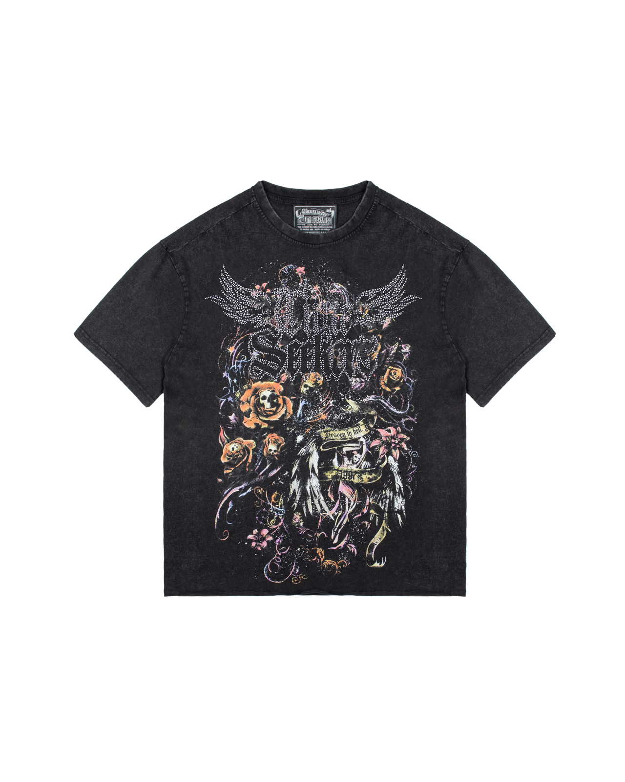 HEAVEN IN HELL RHINESTONE T-SHIRT