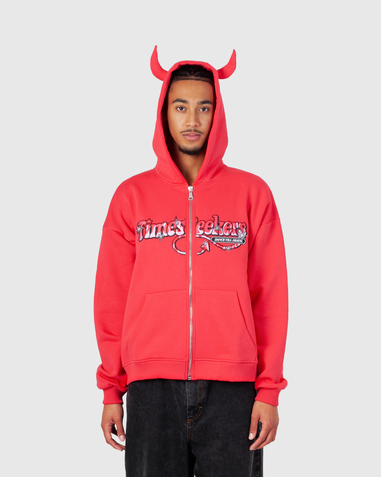 HELL OF A NIGHT ZIP-HOODIE HELLRED