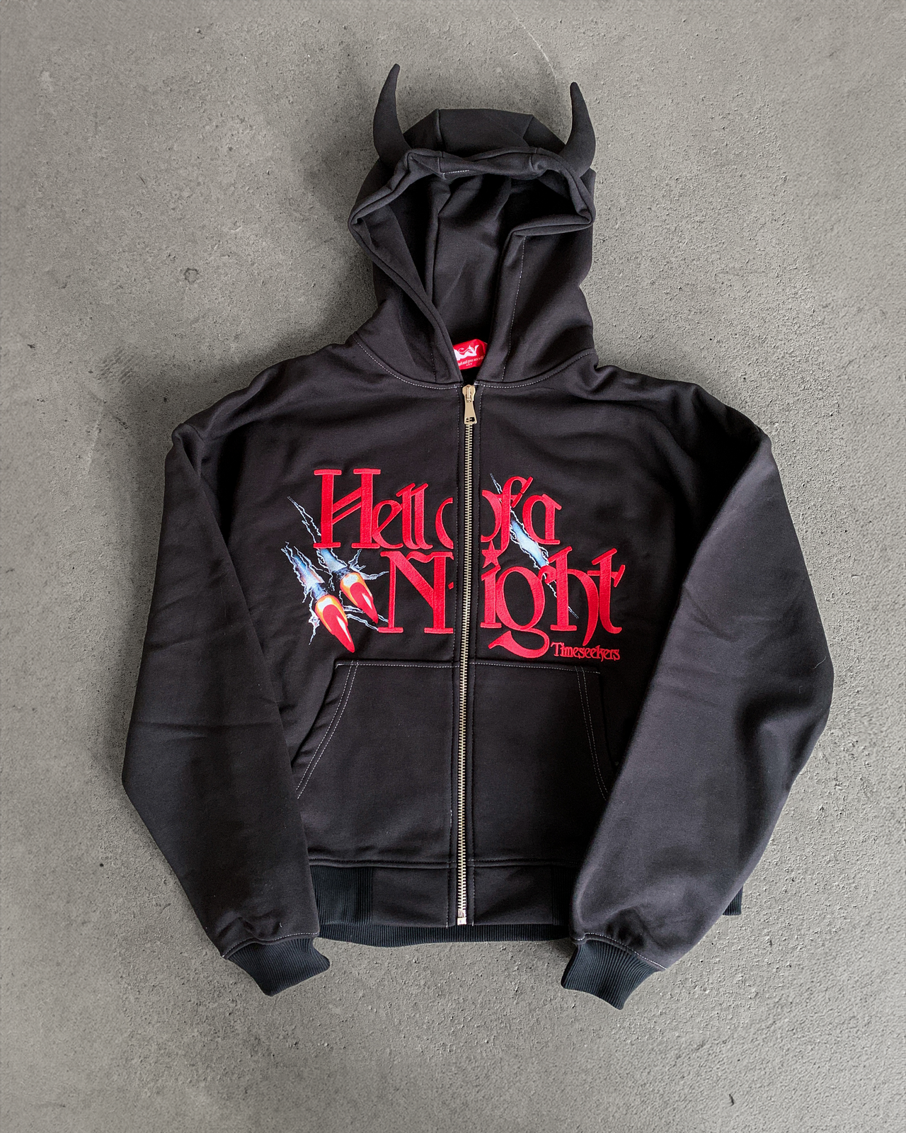 DARKEST HOUR ZIP-HOODIE BLACK
