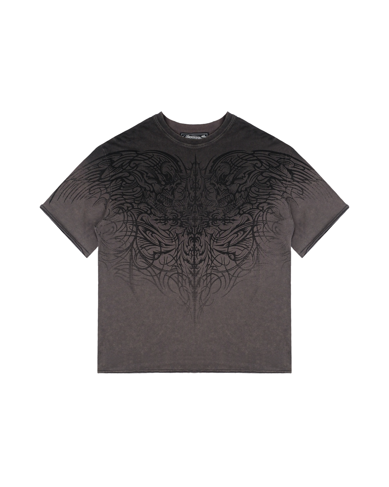 WASTELANDERS CHARCOAL WASHED T-SHIRT