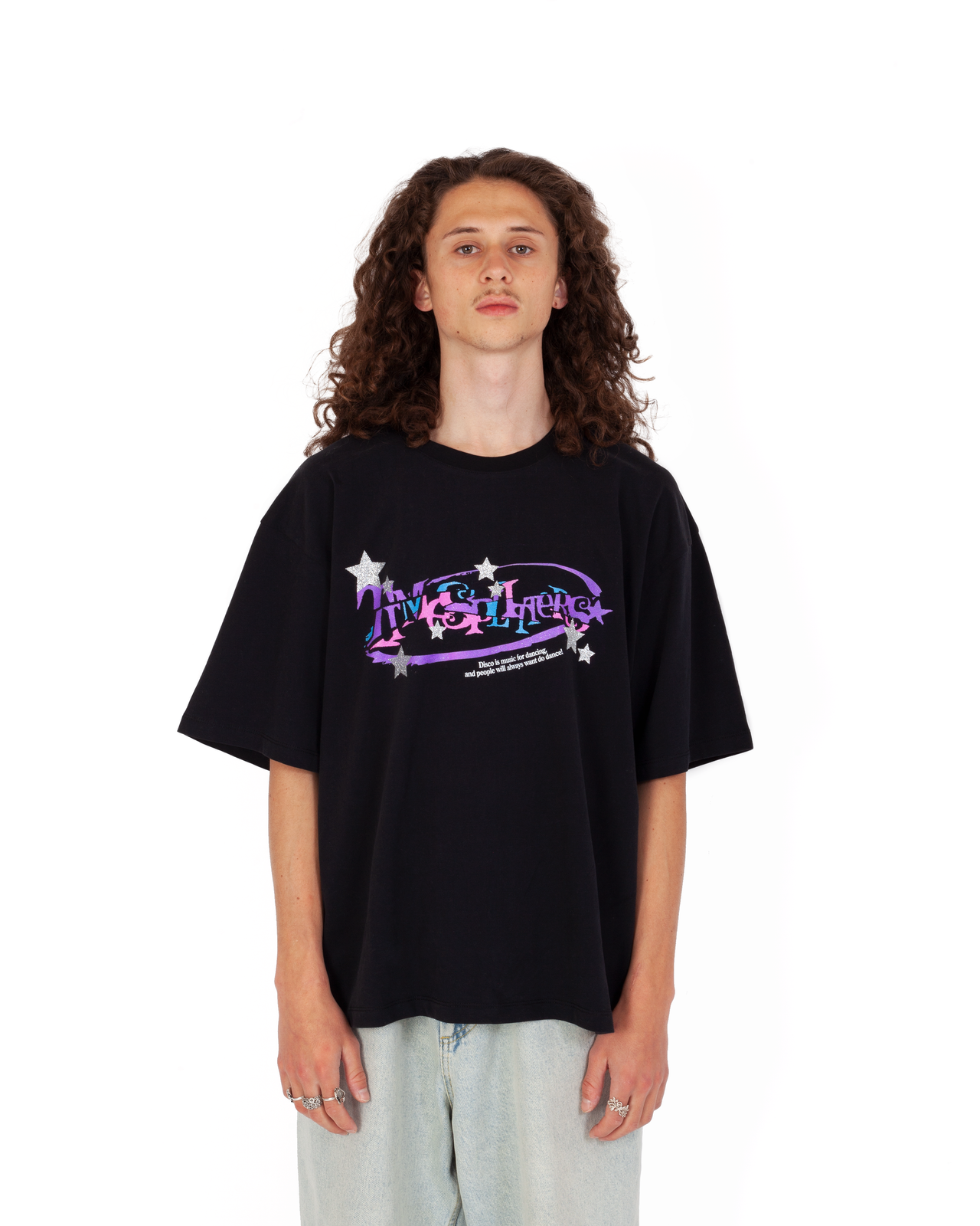 GLIMMER LOGO T-SHIRT BLACK